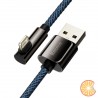 Cable USB to Lightning Baseus Legend Series, 2.4A, 1m (blue)