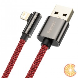 Cable USB to Lightning Baseus Legend Series, 2.4A, 1m (red)