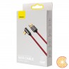 Cable USB to USB-C Baseus Legend Series, 66W, 1m (red)