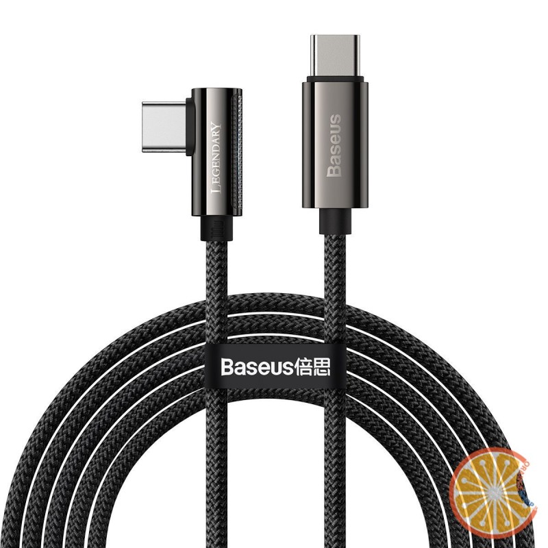 Cable USB-C to USB-C Baseus Legend Series, PD, 100W, 2m (black)