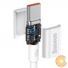Baseus Superior Series Cable USB-C to USB-C, 100W, 2m (white)