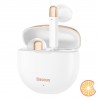 Wireless headphones Baseus Encok W2, Bluetooth 5.0 (white)