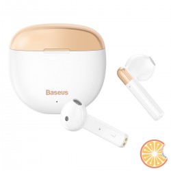 Wireless headphones Baseus Encok W2, Bluetooth 5.0 (white)