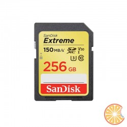 Memory card SanDisk Extreme SDXC 256GB 150/70 MB/s V30 UHS-I U3 (SDSDXV5-256G-GNCIN)