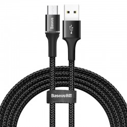 Baseus Halo micro USB Cable with LED backlight 2A 2m (Black)