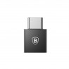 Baseus Exquisite USB to USB-C 2.4A Adapter (Black)