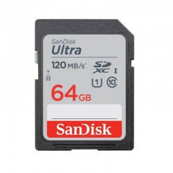 Scheda di memoria SanDisk Ultra SDXC 64GB 120 MB/s UHS-I (SDSDUN4-064G-GN6IN)