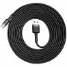 Baseus Cafule Cable USB For Micro 2A 3m Gray+Black