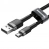 Cavo USB a Micro USB Baseus Cafule 2A 3m Grigio+Nero dati e ricarica nylon 