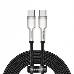 Cable USB-C to USB-C Baseus Cafule, 100W, 2m (black)