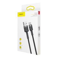 Baseus Cafule USB-C cable 2A 3m (Black+Gray)
