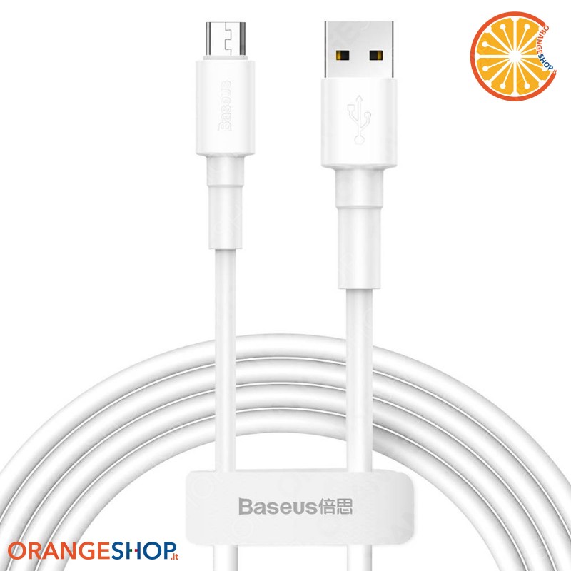 Baseus Mini micro USB cable 2.4A 1m (White)