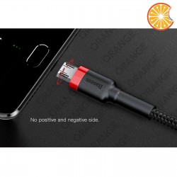 Cavo USB a Micro Usb Baseus "Cafule" corda nylon ricarica veloce 2.4A