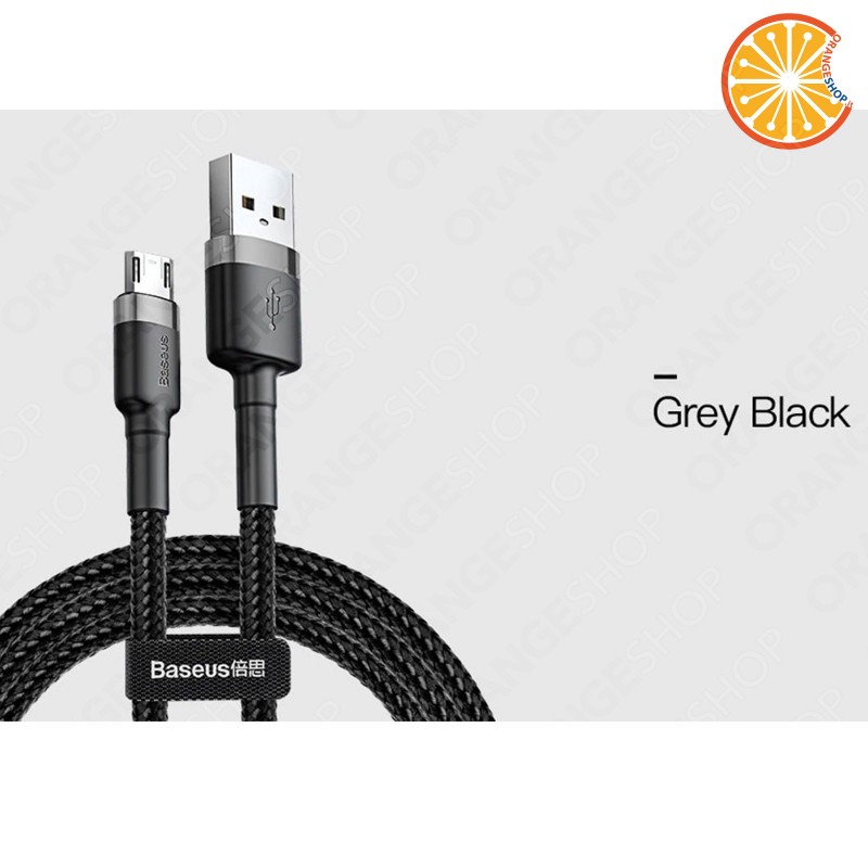 Cavo Micro Usb corda dati e ricarica veloce 2.4 A Baseus Samsung Sony android