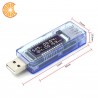 USB TESTER 3 in 1 - display Amper Volt timer mAh calcolo capacità batteria