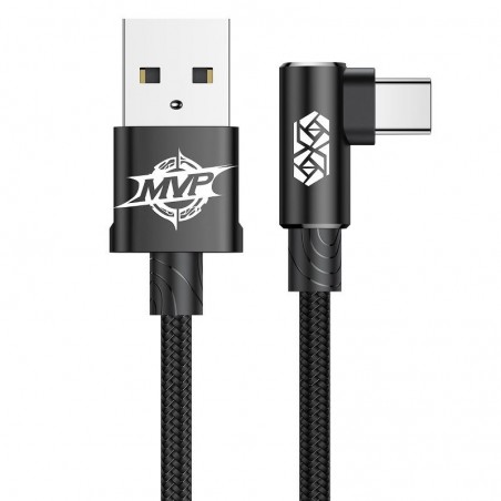 Baseus MVP Elbow angled cable USB Type-C 2A 1m - black