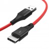 Kabel USB-C BlitzWolf BW-TC14 3A 1m (czerwony)