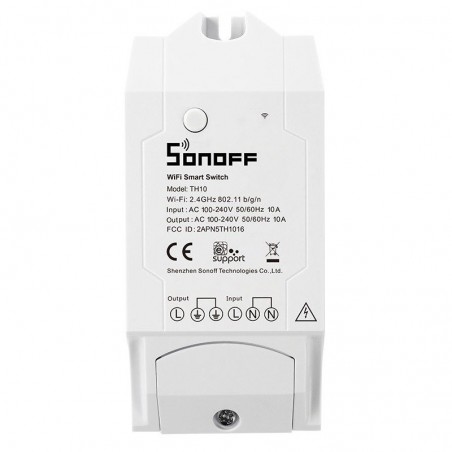 Smart switch WiFi Sonoff TH10 10A 2200W