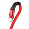 Baseus Spring-loaded cable Lightning 1m 2A (red)
