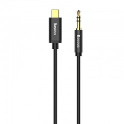 Baseus Yiven Audio cable USB-C to mini jack 3,5mm, 1.2m (Black)