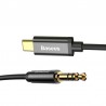 Baseus Yiven Audio cable USB-C to mini jack 3,5mm, 1.2m (Black)
