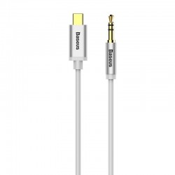 Baseus Yiven Audio Cable USB-C to mini jack 3,5mm, 1.2m (white)